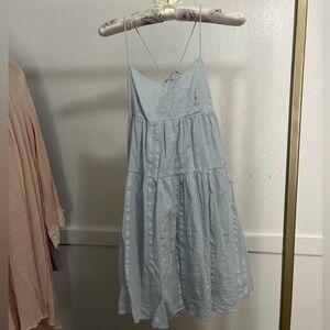 Aritzia Sunday Best Blue cami tank sundress